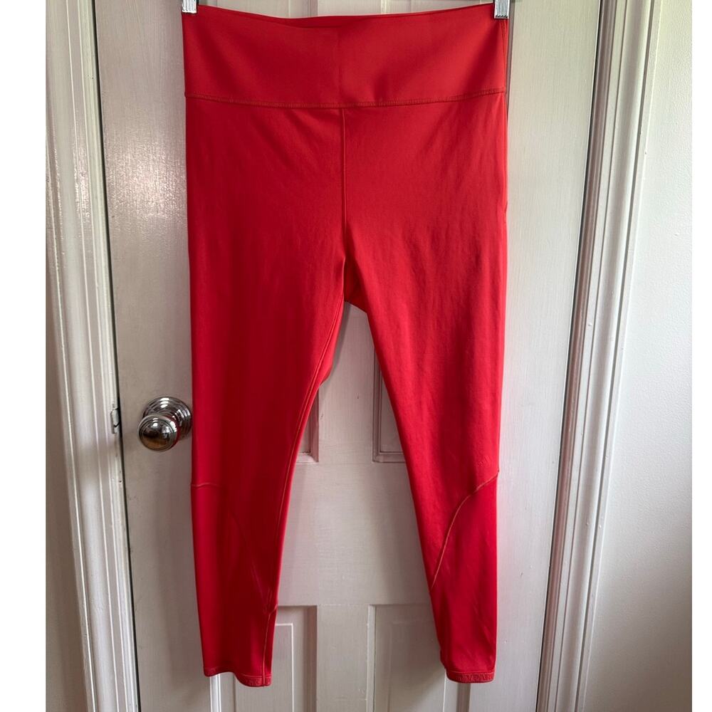 Adidas Ivy Park Leggings Small Red High Waisted Tights/Leggings DEADSTOCK